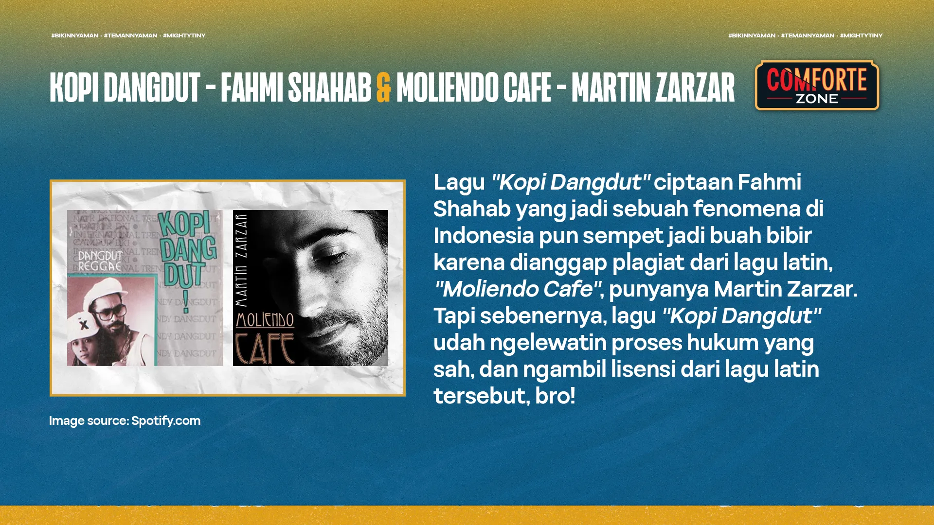 KOPI DANGDUT - FAHMI SHAHAB & MOLIENDO CAFE - MARTIN ZARZAR