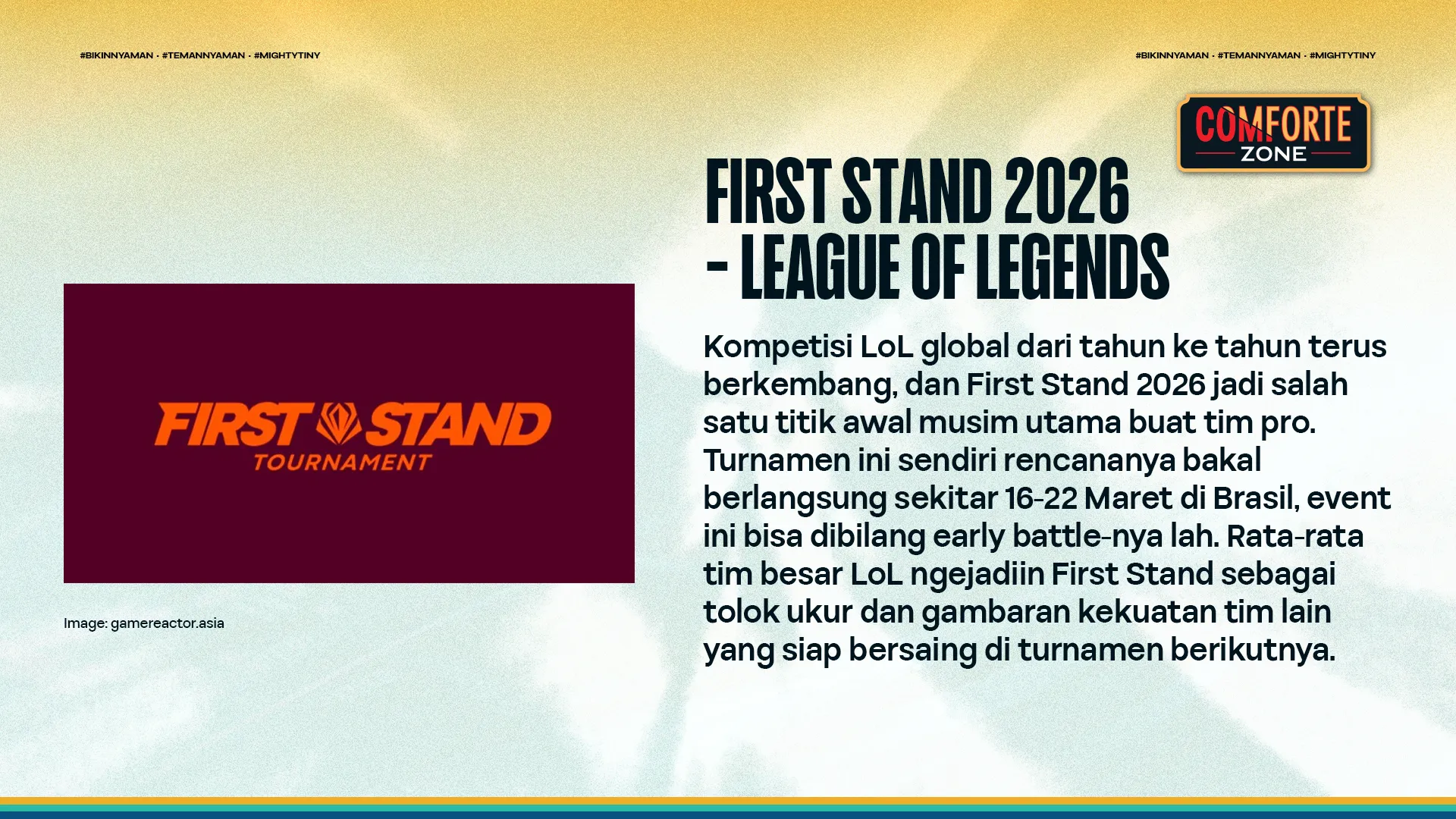 FIRST STAND 2026 - LEAGUE OF LEGENDS