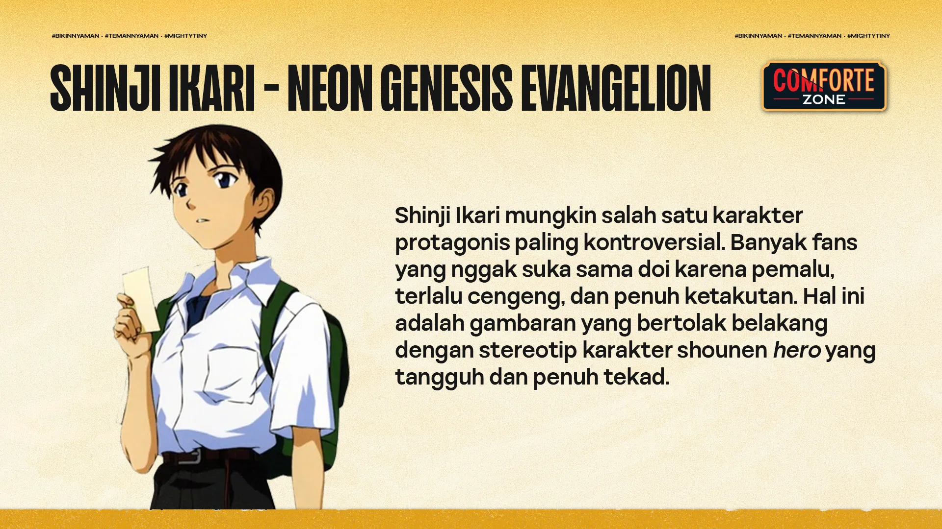 SHINJI IKARI - NEON GENESIS EVANGELION