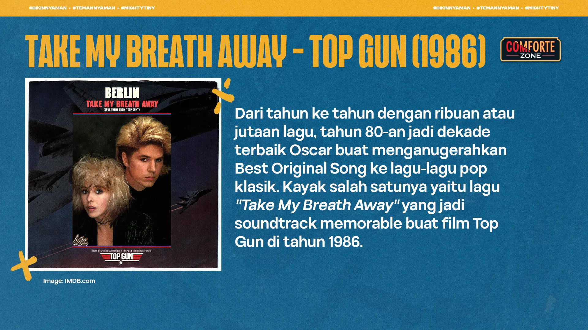 TAKE MY BREATH AWAY - TOP GUN (1986)