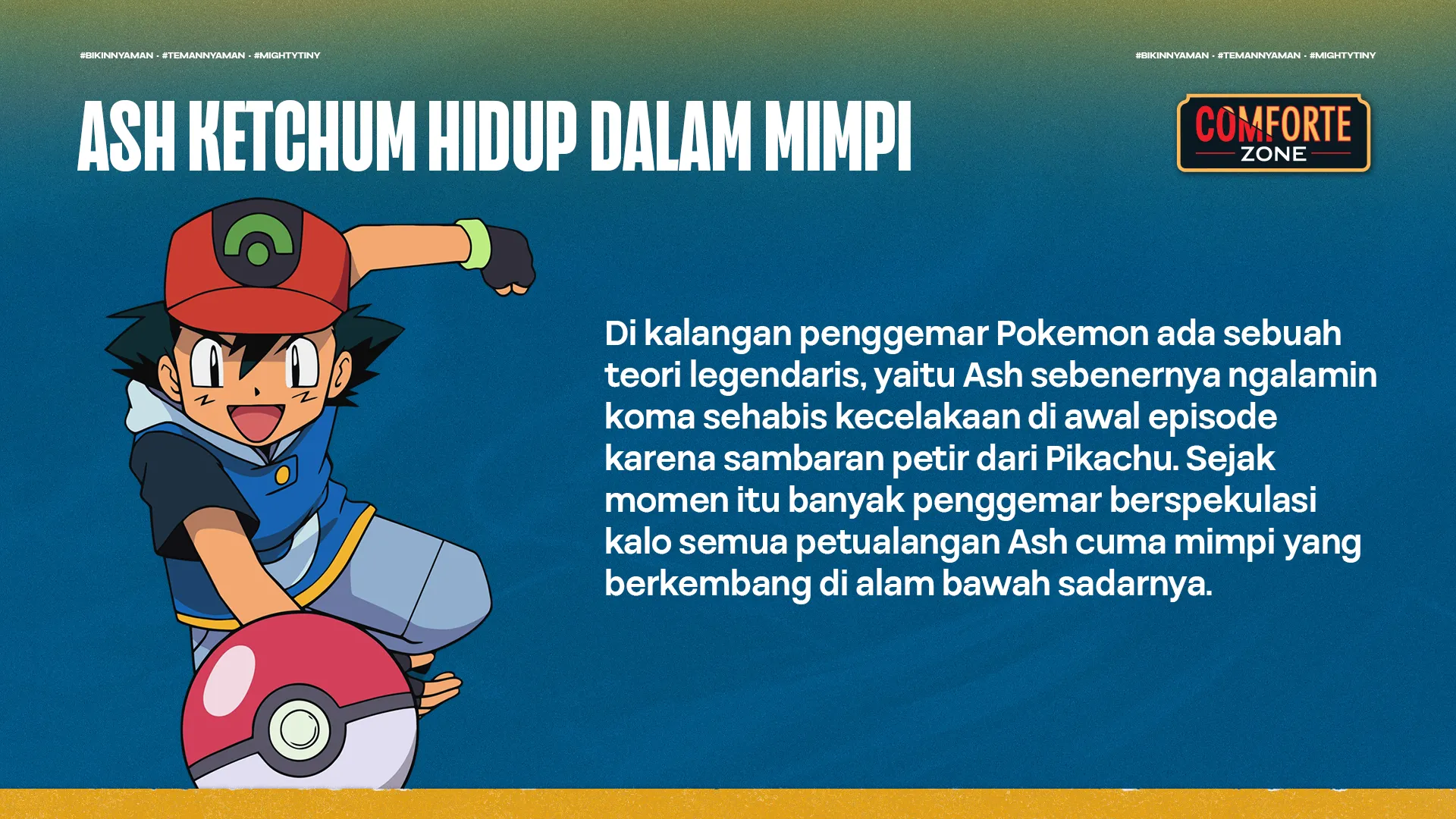 ASH KETCHUM HIDUP DALAM MIMPI