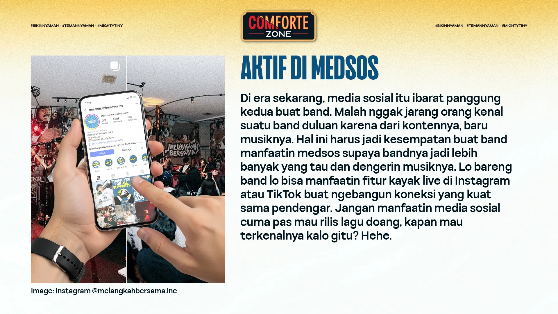 AKTIF DI MEDSOS
