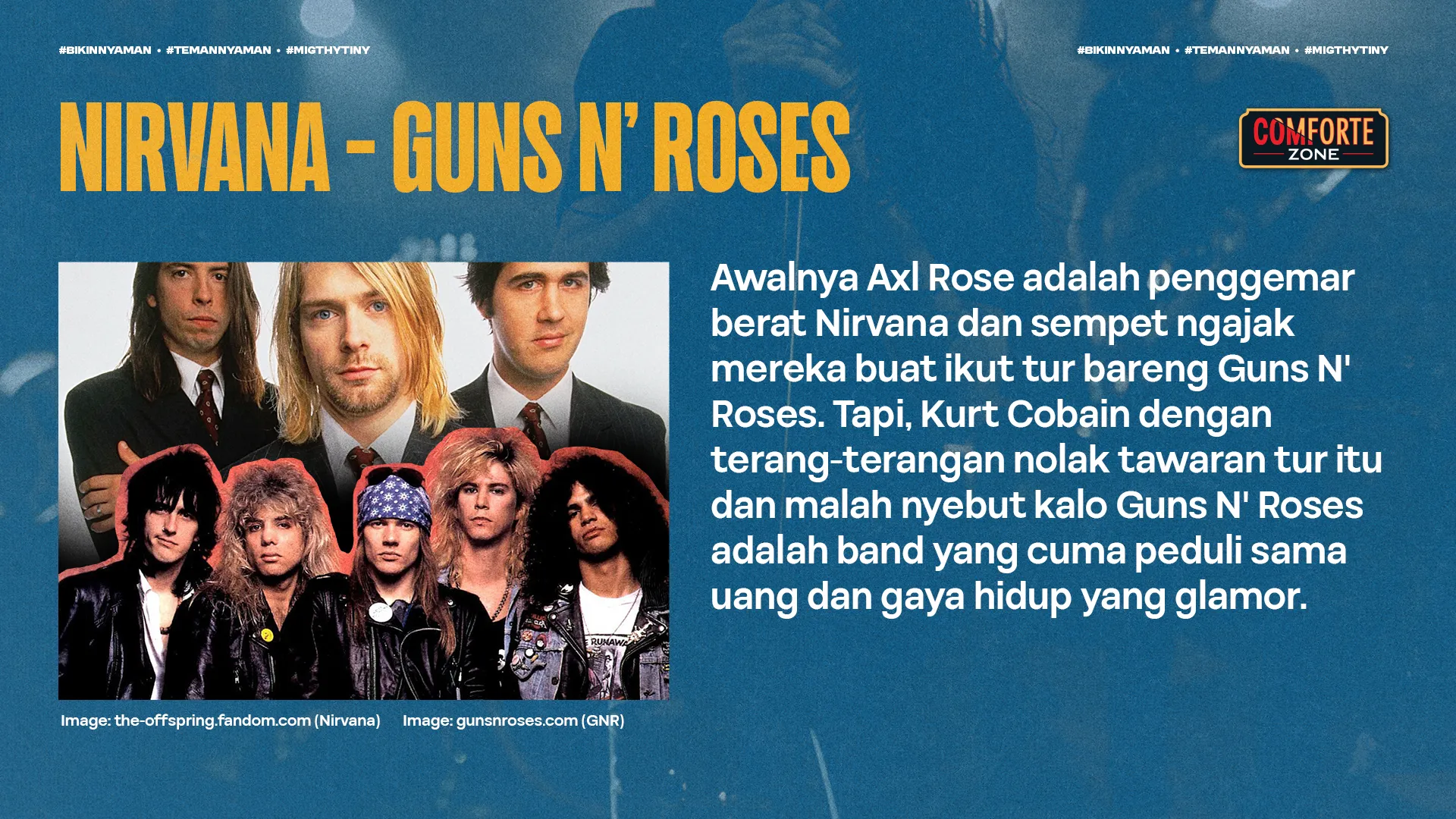 NIRVANA - GUNS N’ ROSES