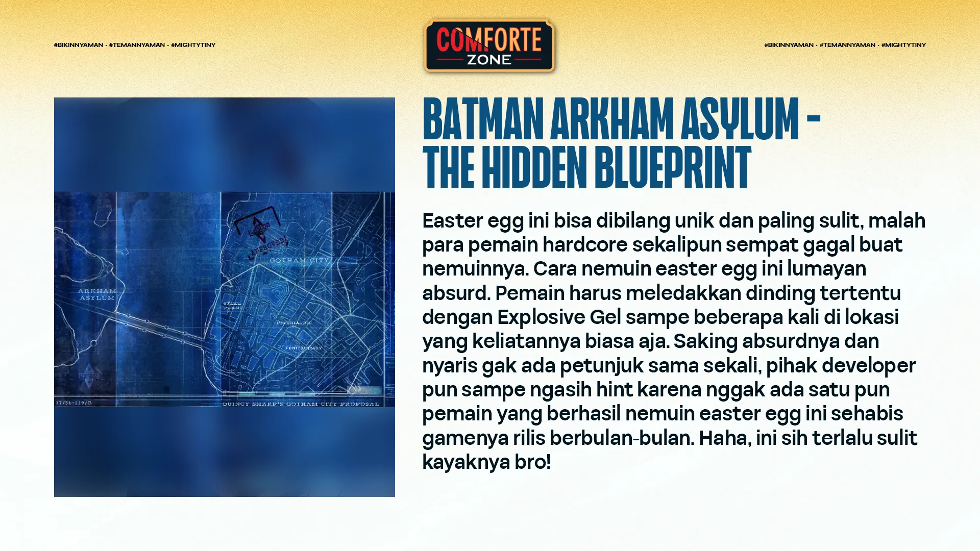 BATMAN ARKHAM ASYLUM - THE HIDDEN BLUEPRINT