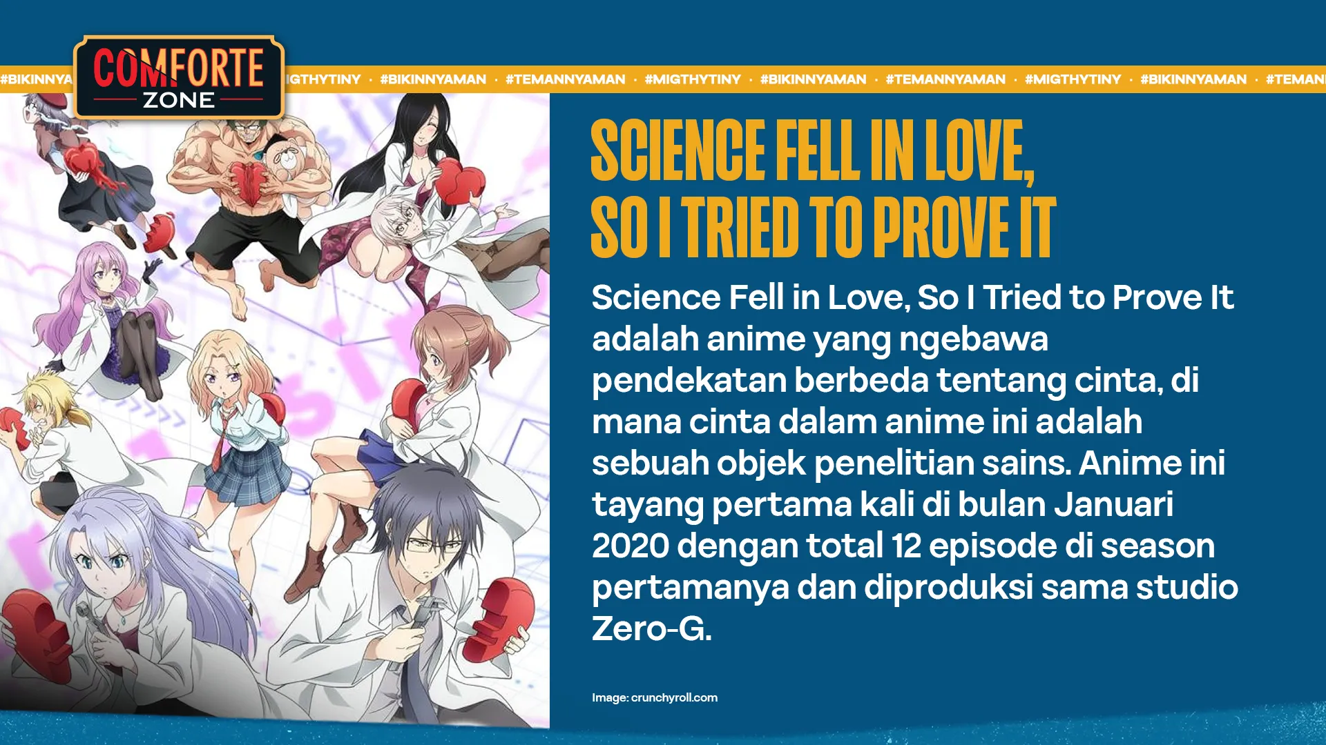 SCIENCE FELL IN LOVE, SO TRIED TO PROVE IT