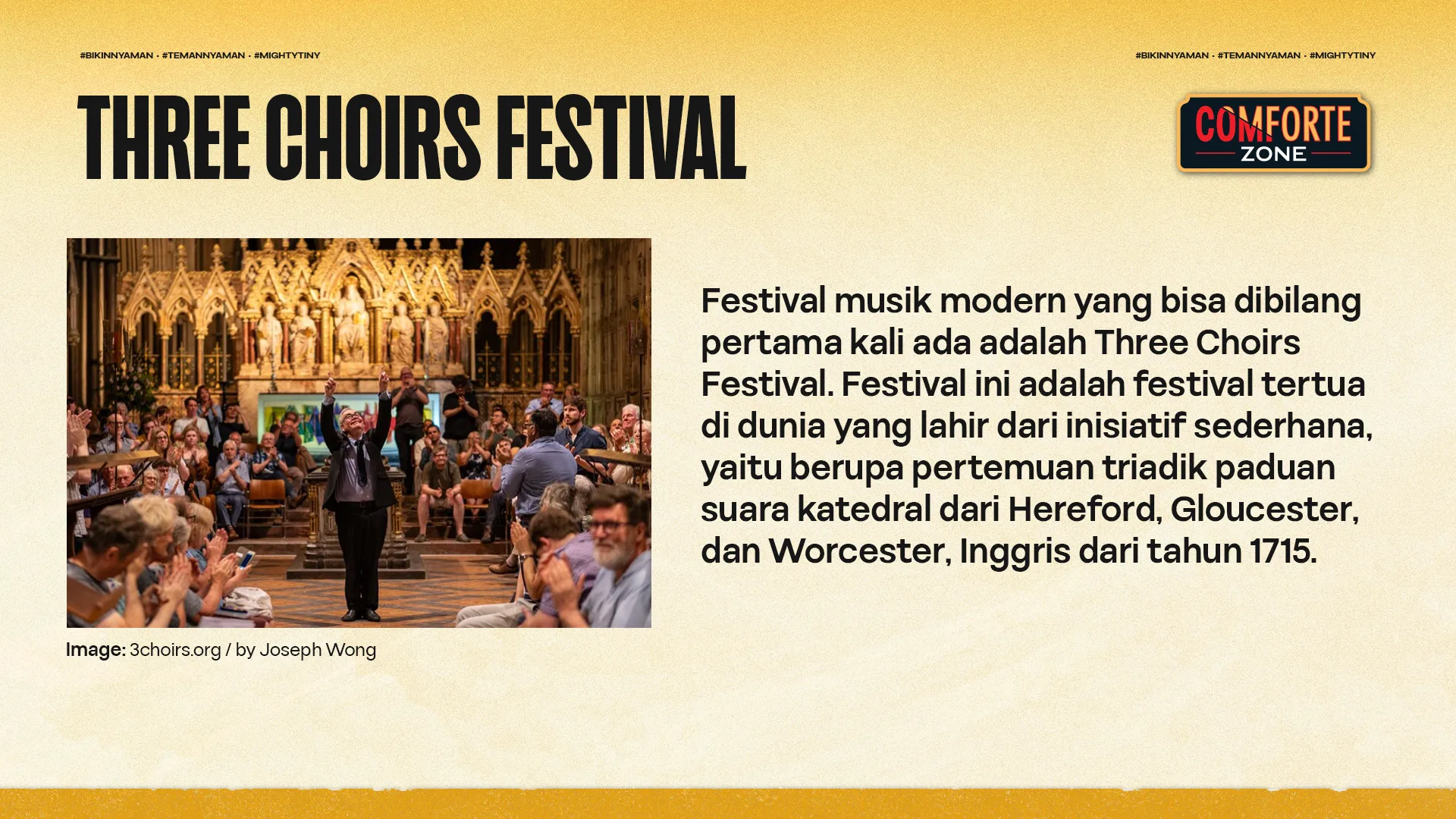 THREE CHOIRS FESTIVAL