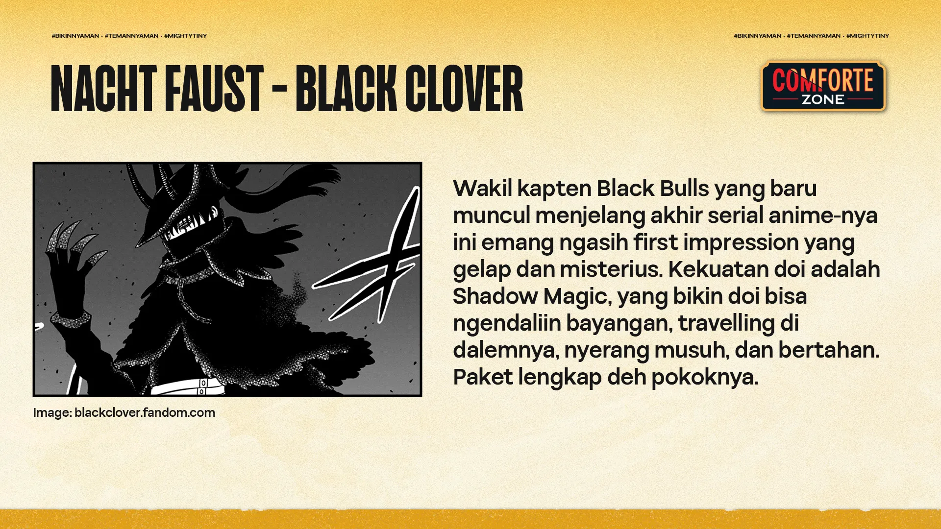 NACHT FAUST - BLACK CLOVER