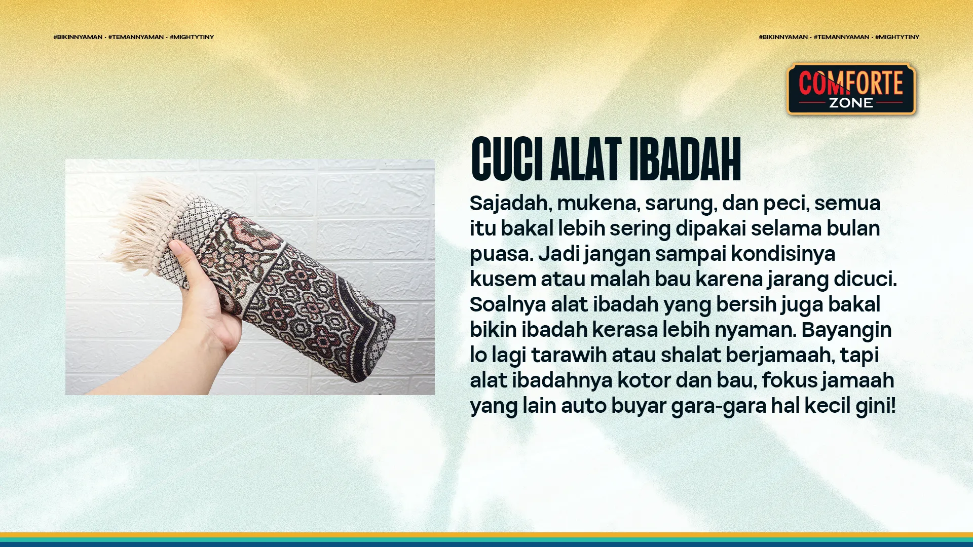CUCI ALAT IBADAH