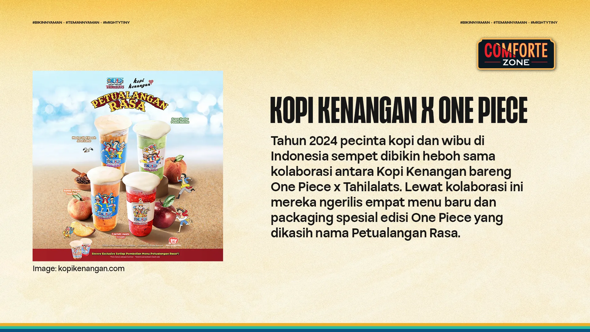 KOPI KENANGAN X ONE PIECE