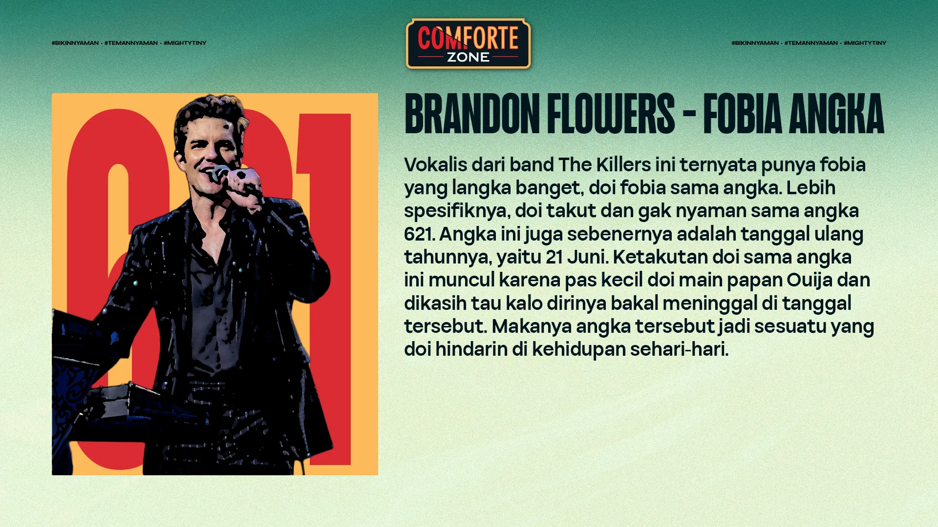 BRANDON FLOWERS - FOBIA ANGKA