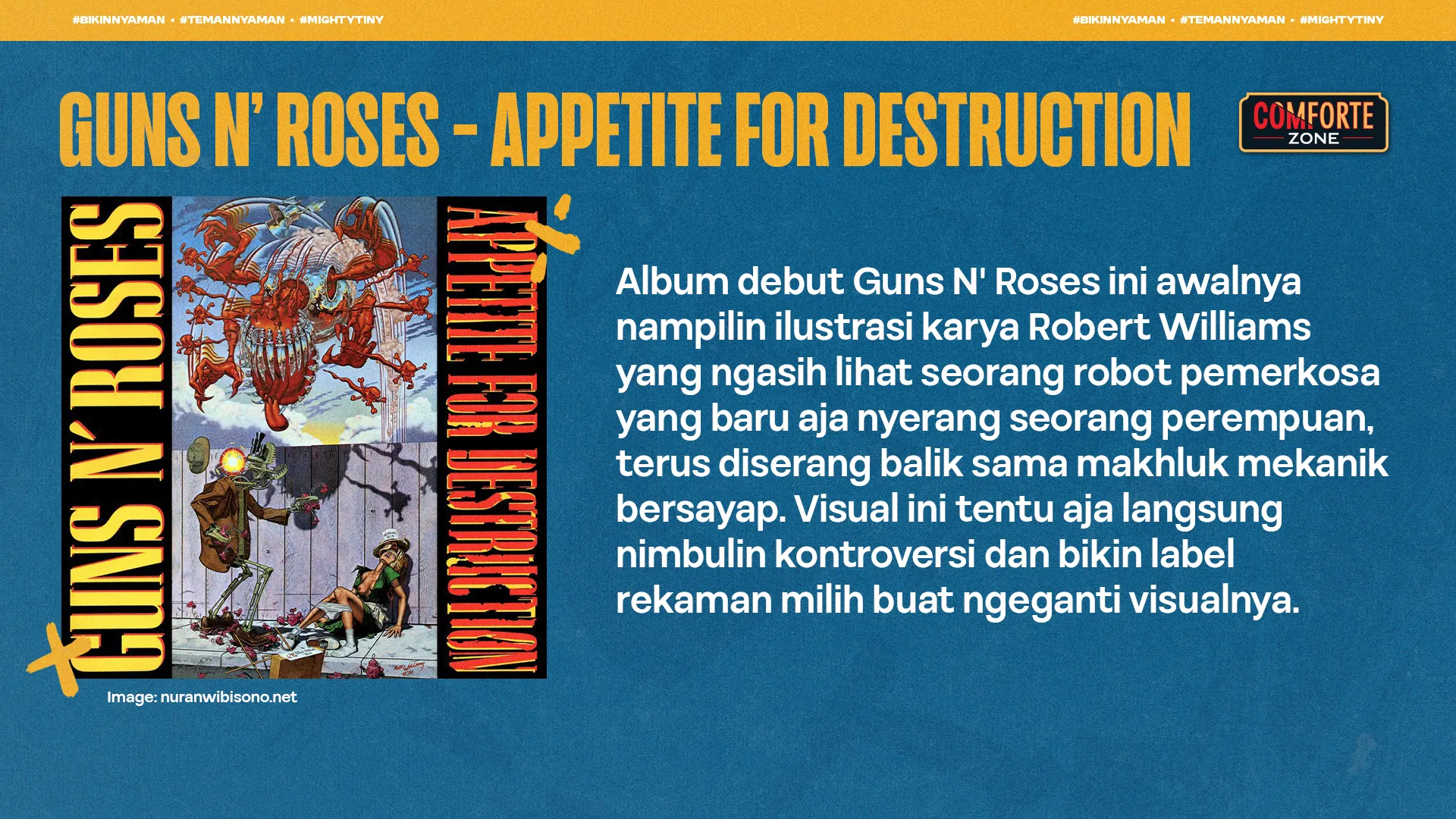GUNS N’ ROSES - APPETITE FOR DESTRUCTION