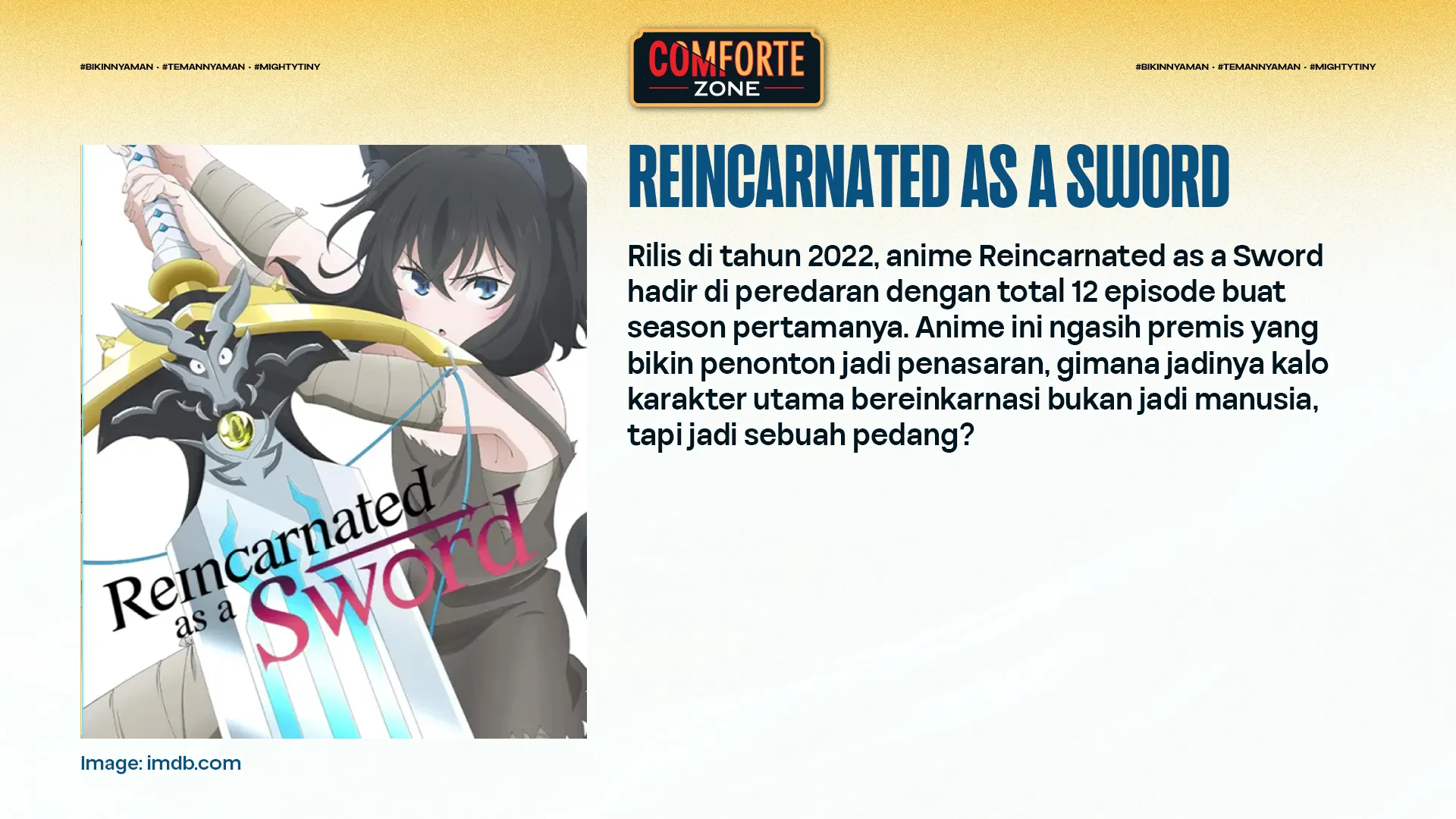 REINCARNATED AS A SWORD