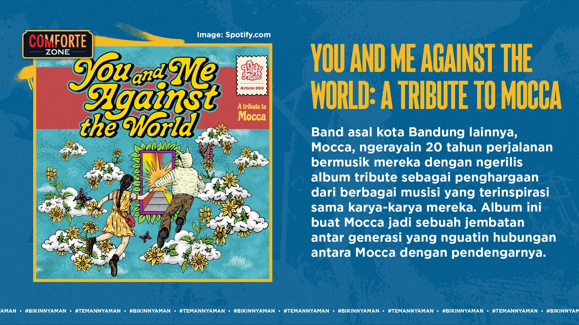 YOU AND ME AGAINST THE WORLD: A TRIBUTE TO MOCCA