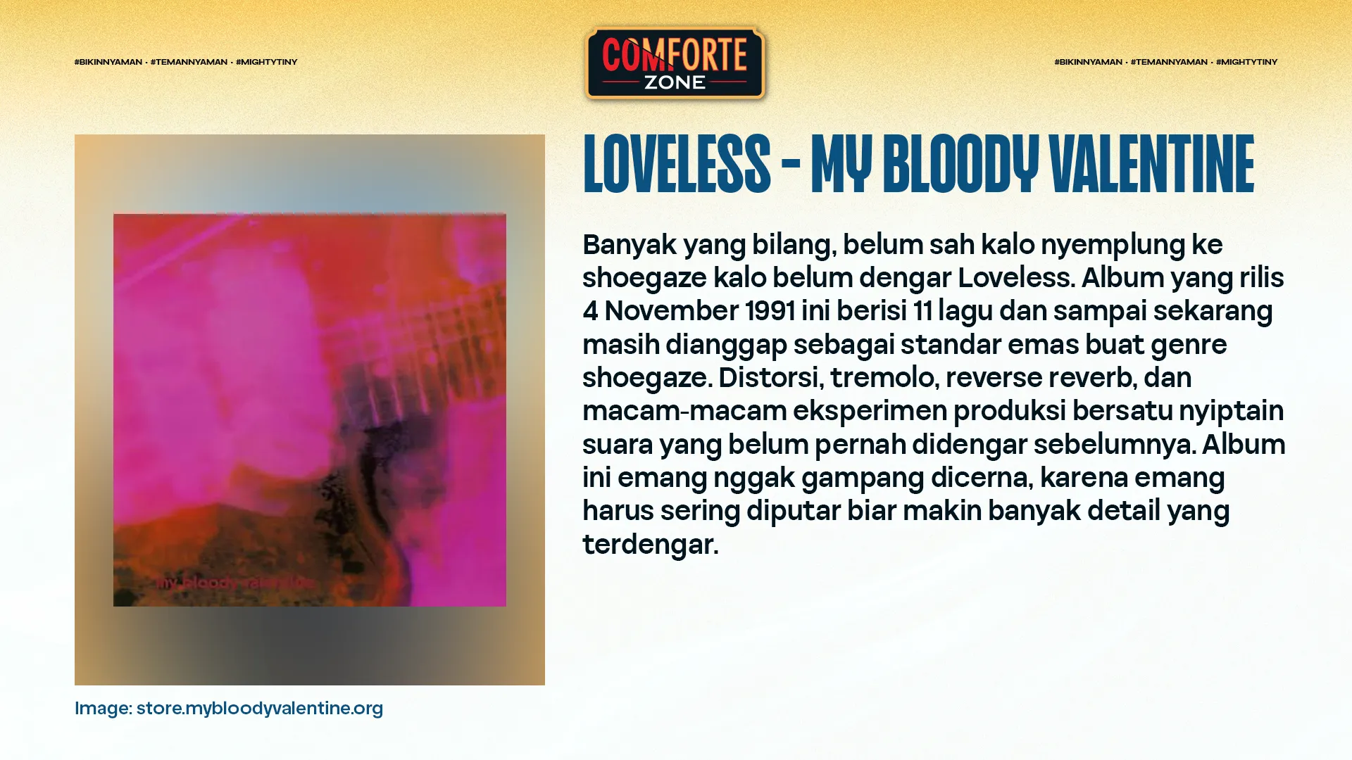 LOVELESS - MY BLOODY VALENTINE