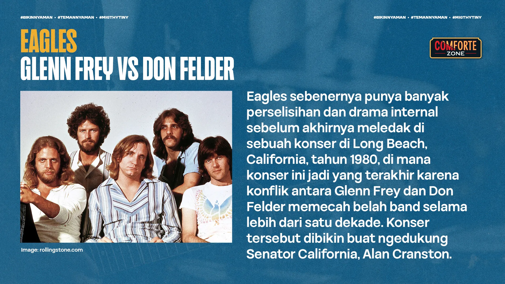 EAGLES - GLENN FREY VS DON FELDER