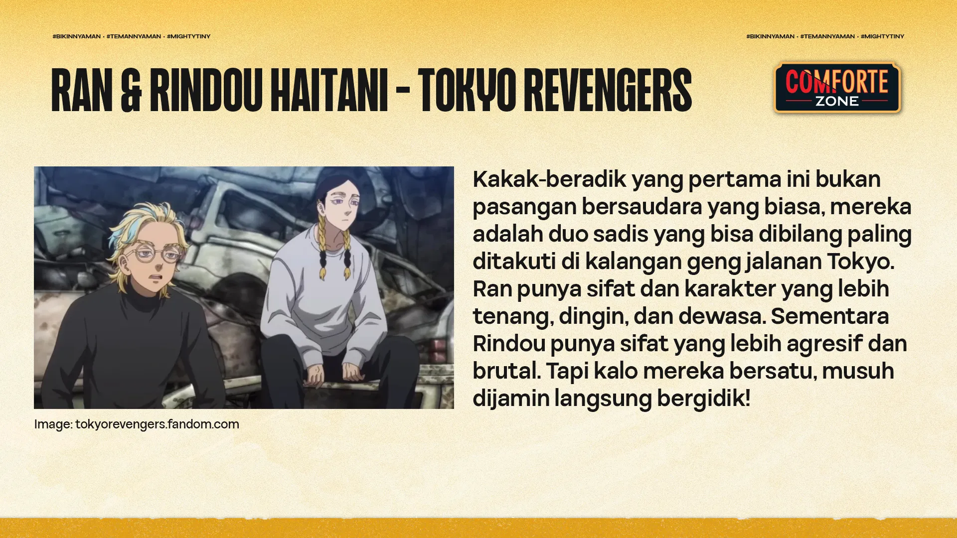 RAN & RINDOU HAITANI - TOKYO REVENGERS