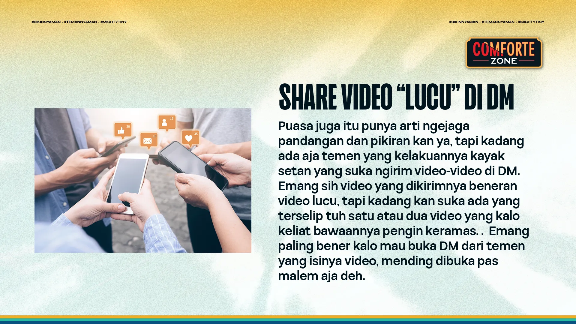 SHARE VIDEO “LUCU” DI DM