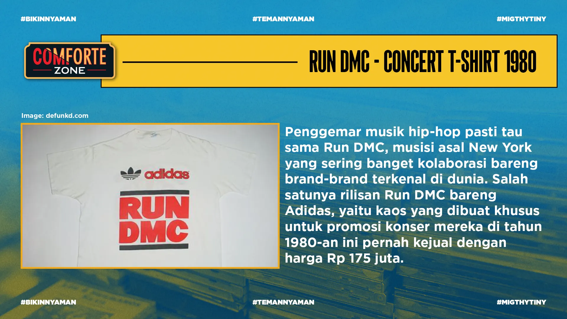 RUN DMC - CONCERT T-SHIRT 1980
