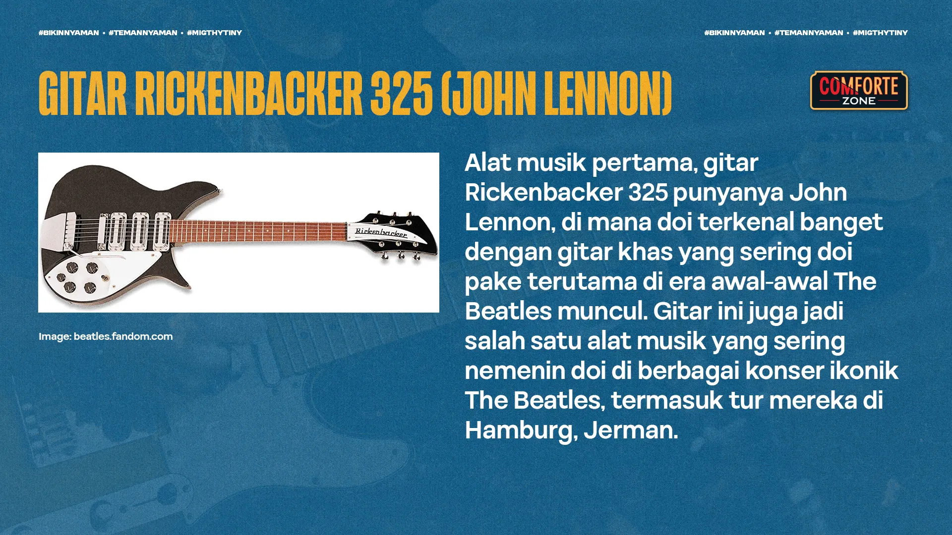 GITAR RICKENBACKER 325 (JOHN LENNON)
