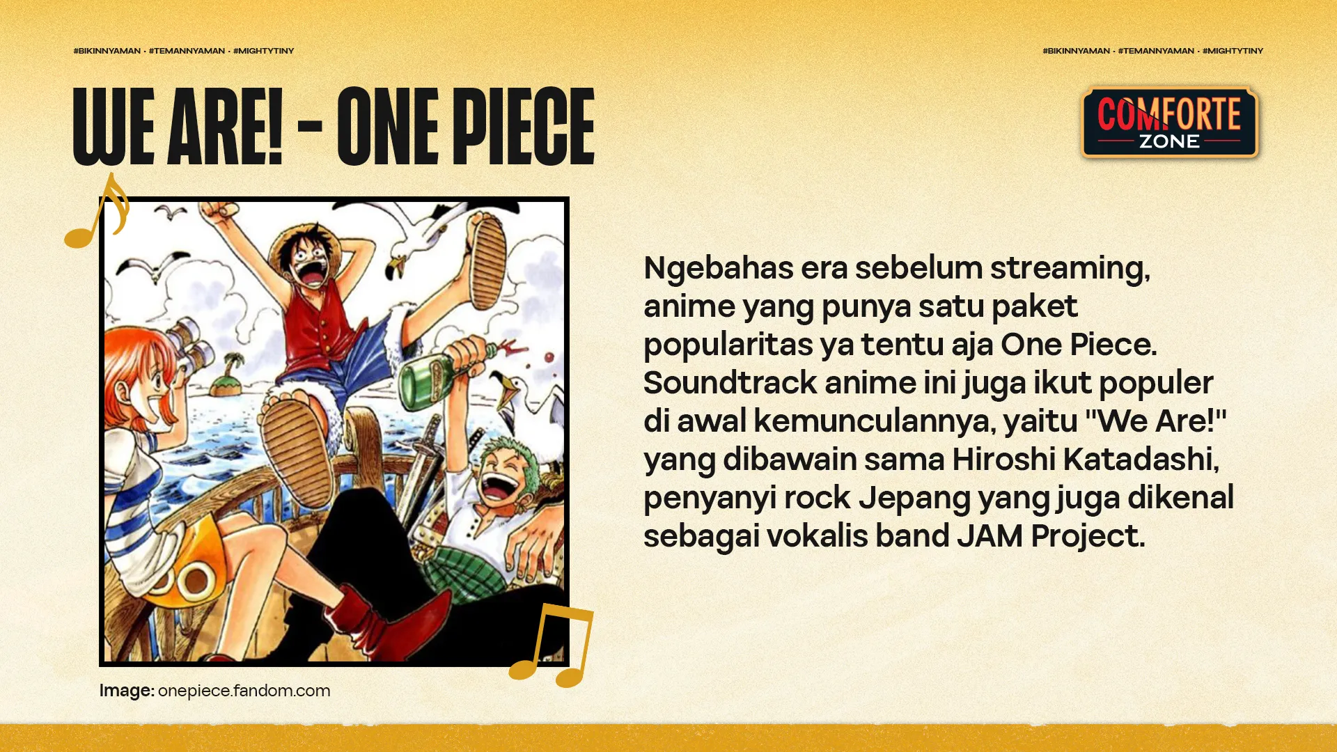 WE ARE! - ONE PIECE