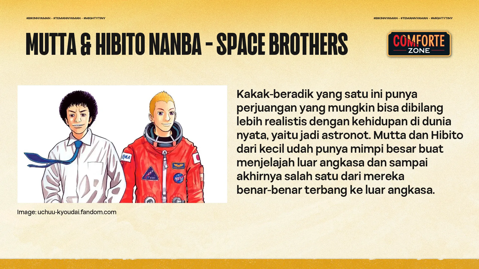 MUTTA & HIBITO NANBA - SPACE BROTHERS