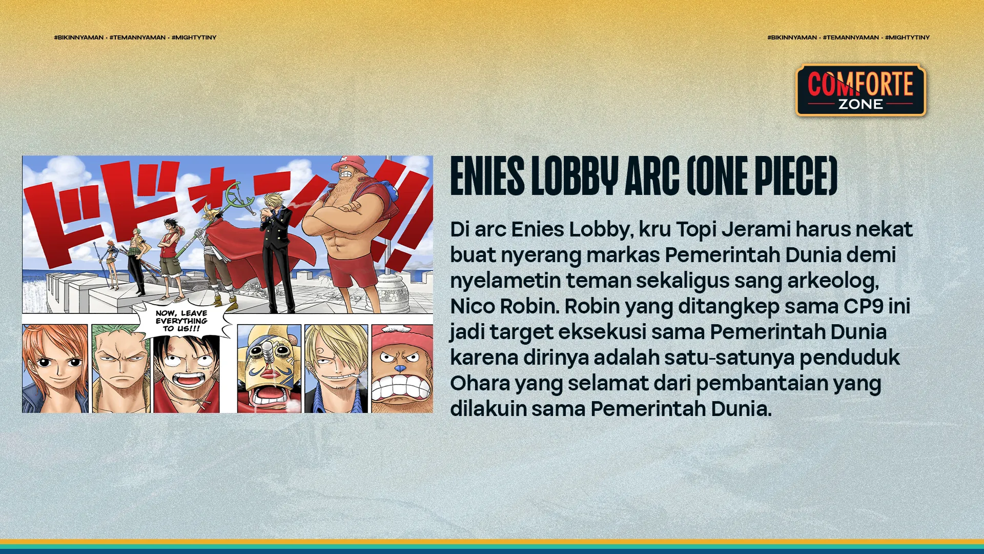 ENIES LOBBY ARC (ONE PIECE)