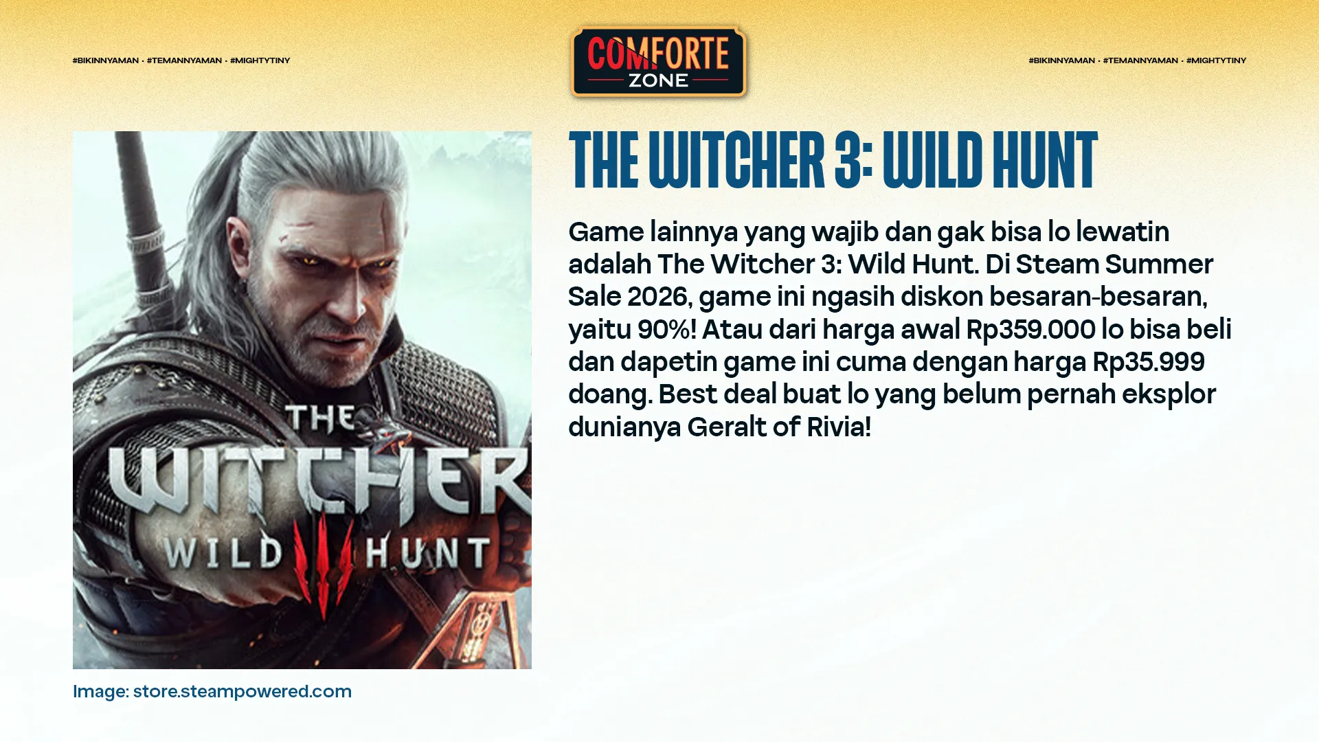 THE WITCHER 3: WILD HUNT