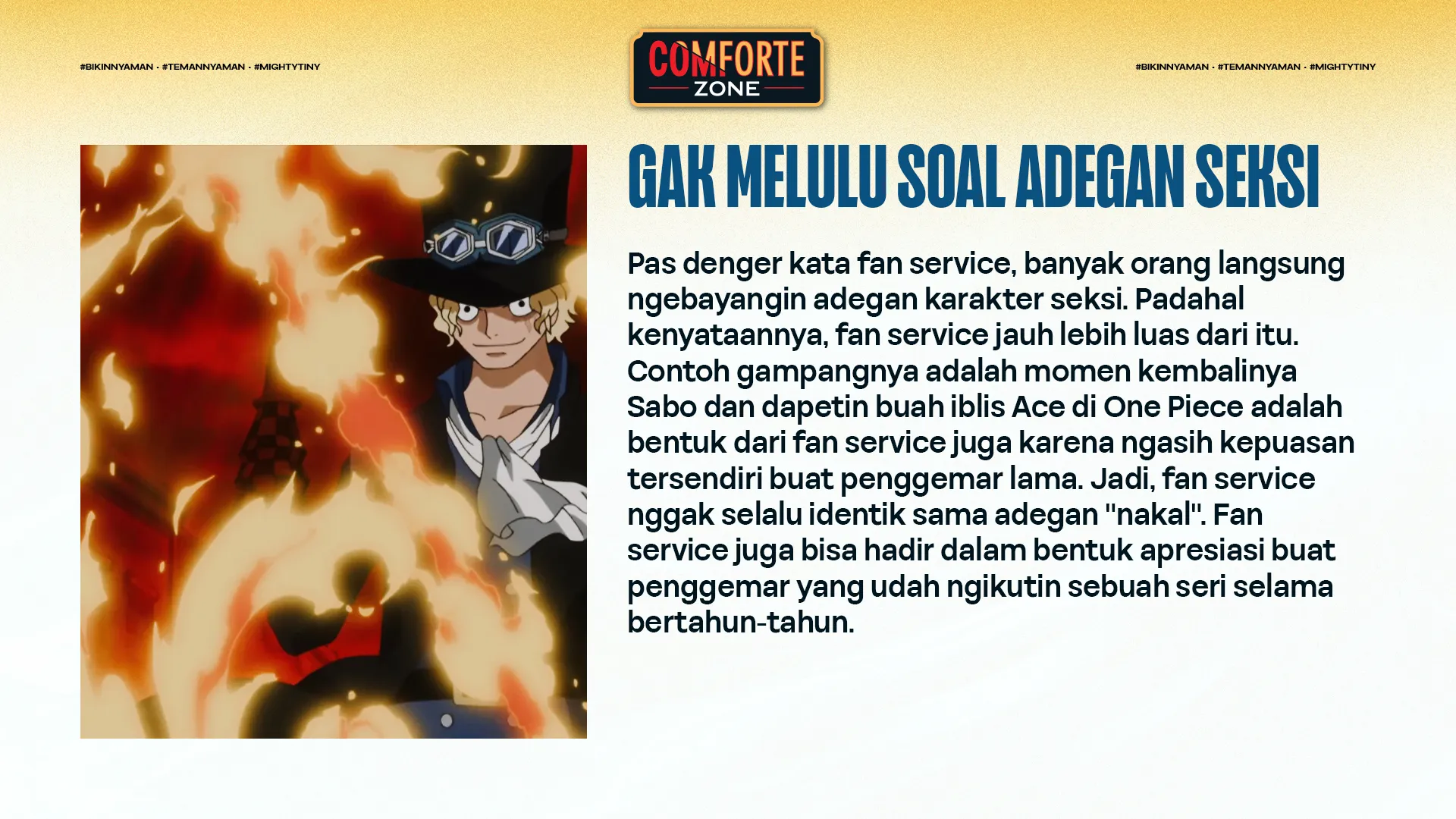 GAK MELULU SOAL ADEGAN SEKSI