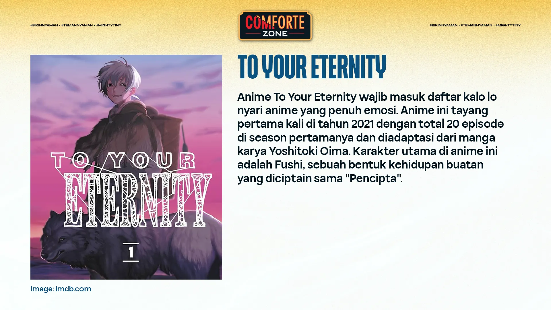 TO YOUR ETERNITY