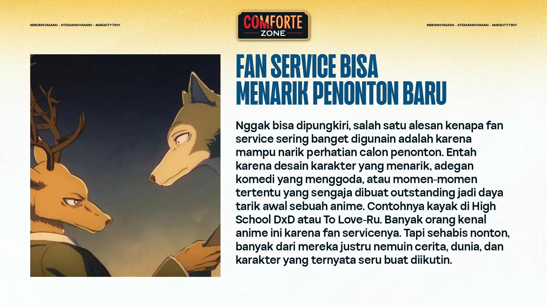 FAN SERVICE BISA MENARIK PENONTON BARU