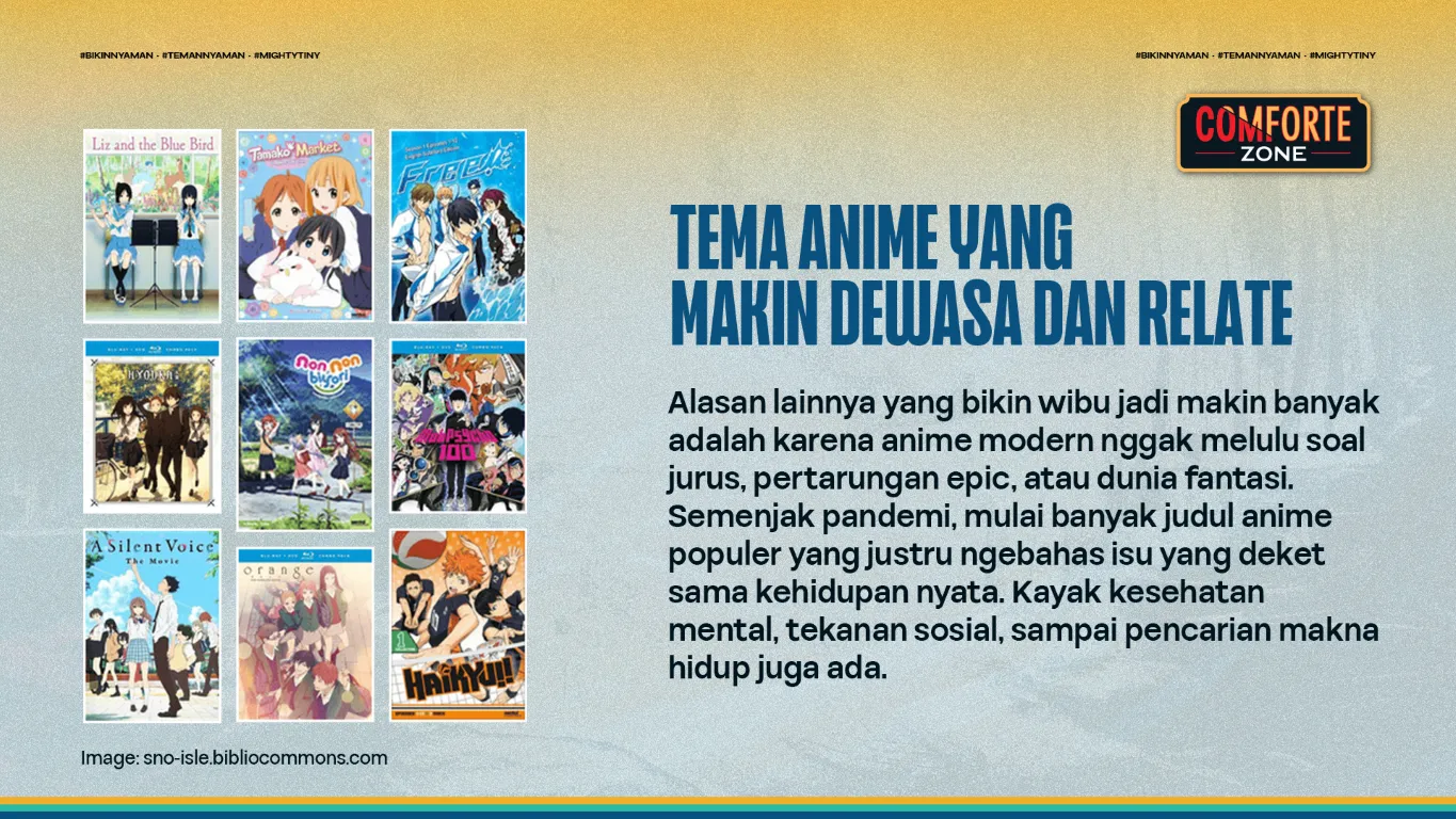 TEMA ANIME YANG MAKIN DEWASA DAN RELATE