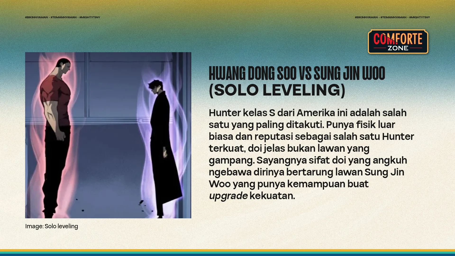 HWANG DONG SOO VS SUNG JIN WOO (SOLO LEVELING)