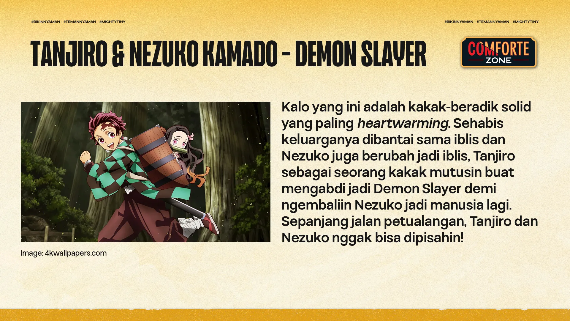 TANJIRO & NEZUKO KAMADO - DEMON SLAYER