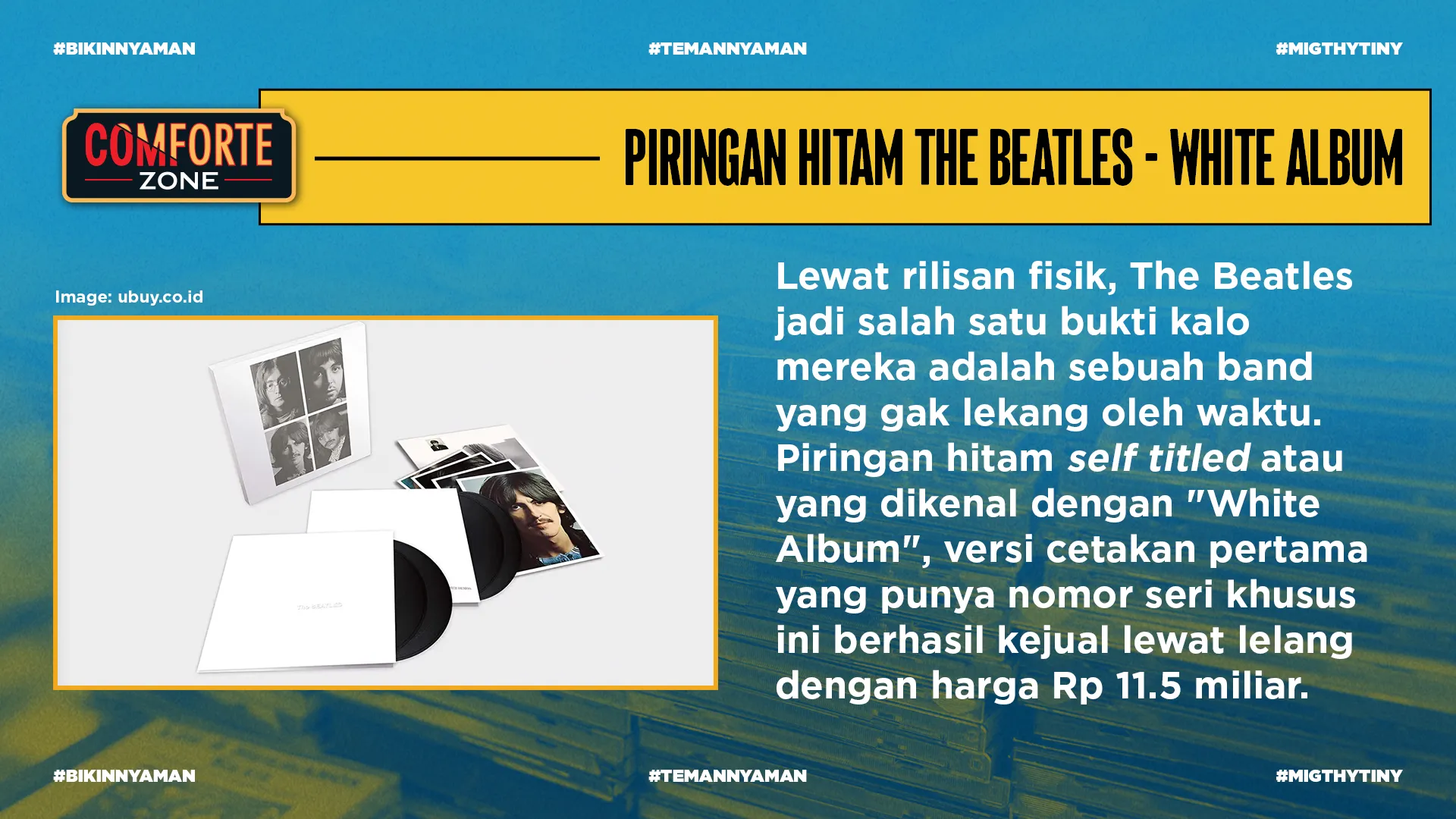 PIRINGAN HITAM THE BEATLES - WHITE ALBUM