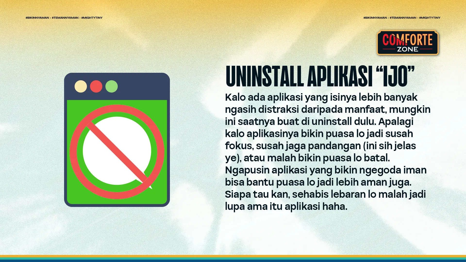 UNINSTALL APLIKASI “IJO”