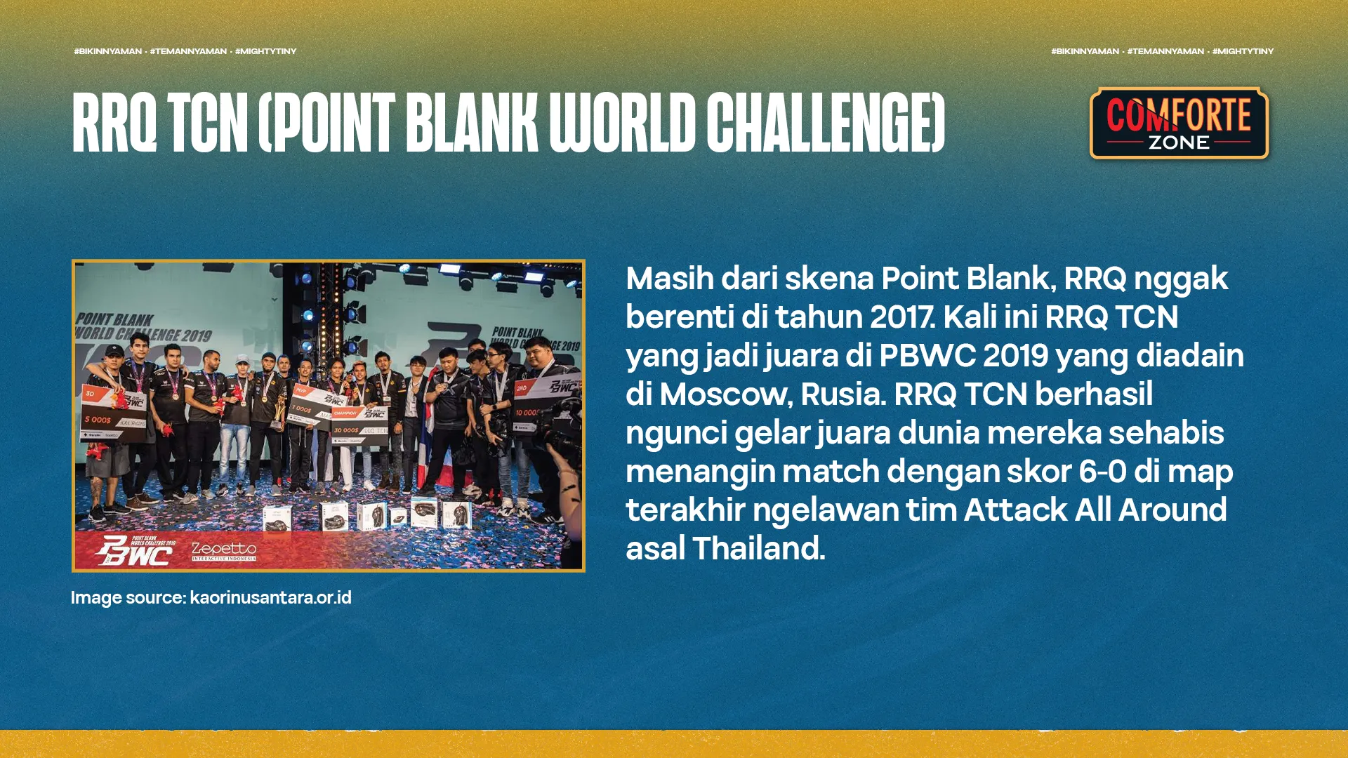 RRQ TCN (POINT BLANK WORLD CHALLENGE)