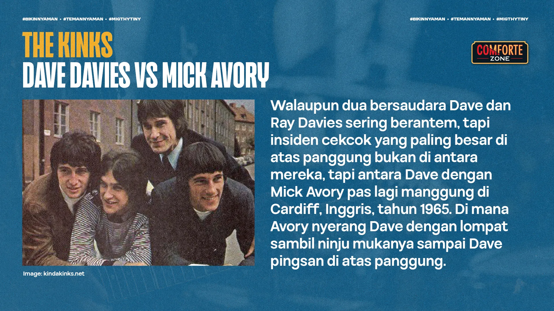 THE KINKS - DAVE DAVIES VS MICK AVORY
