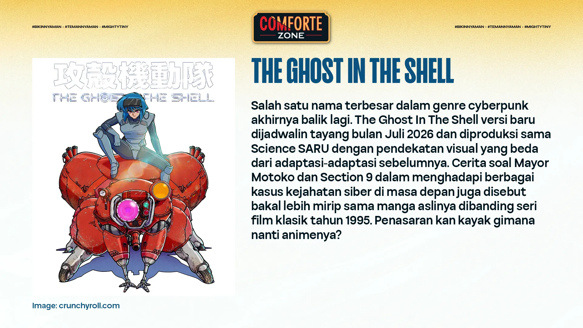 THE GHOST IN THE SHELL