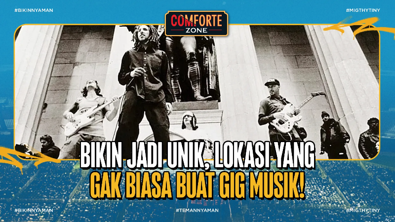 Image Bikin Jadi Unik, Lokasi Yang Gak Biasa Buat Gig Musik!