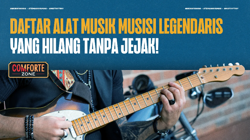 Image Daftar Alat Musik Musisi Legendaris Yang Hilang Tanpa Jejak!