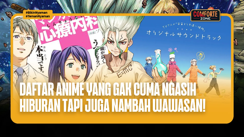 Image Daftar Anime Yang Gak Cuma Ngasih Hiburan Tapi Juga Nambah Wawasan!