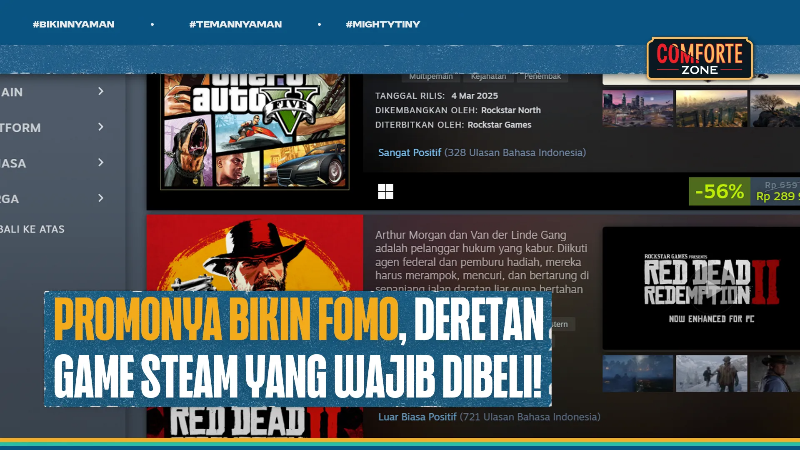 Image Promonya Bikin FOMO, Deretan Game Steam Yang Wajib Dibeli!