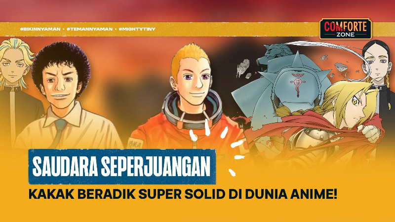 Image Saudara Seperjuangan, Kakak Beradik Super Solid Di Dunia Anime!