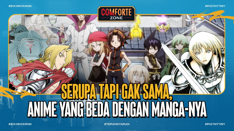 Image Serupa Tapi Gak Sama, Anime Yang Beda Dengan Manga-nya