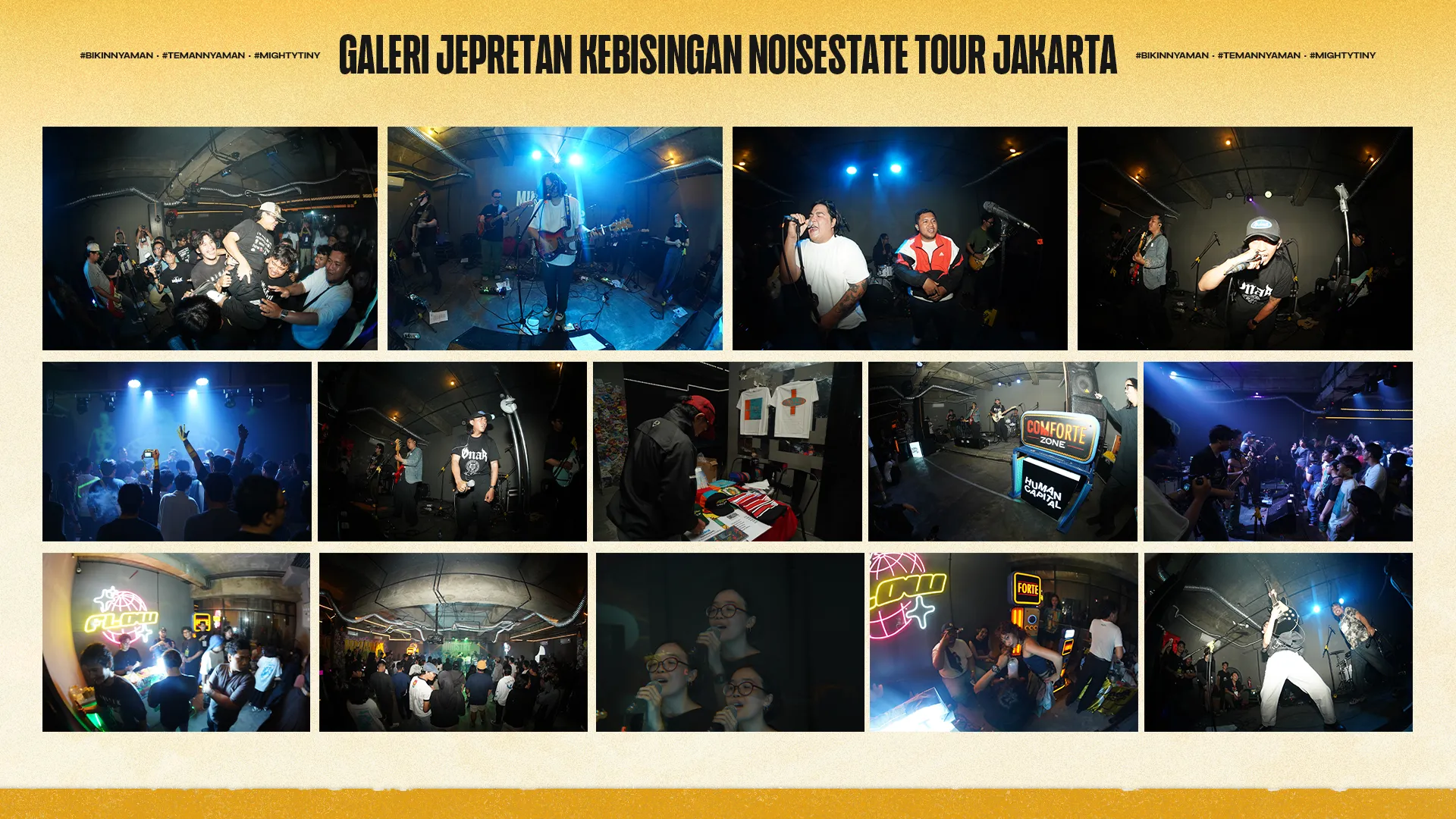 Galeri Jepretan Kebisingan Noisestate Tour Jakarta