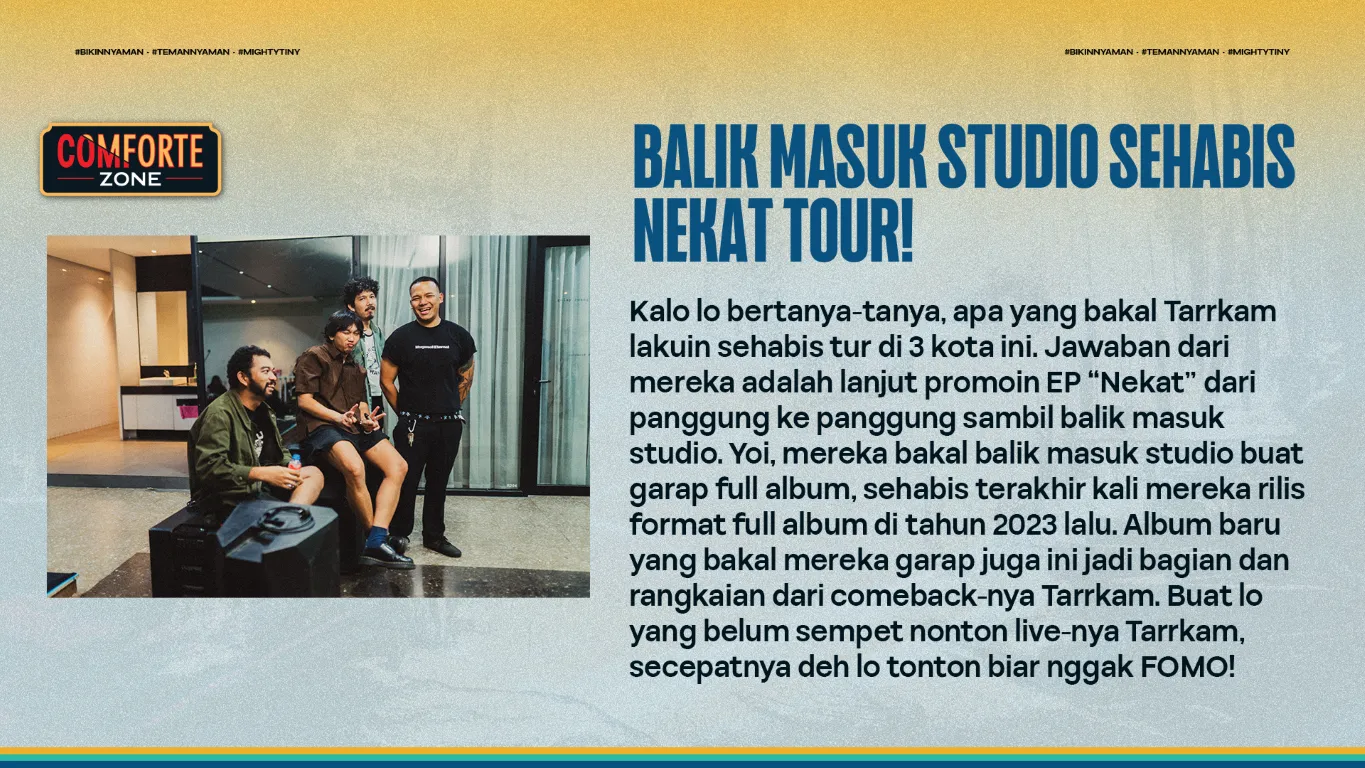 BALIK MASUK STUDIO SEHABIS NEKAT TOUR!