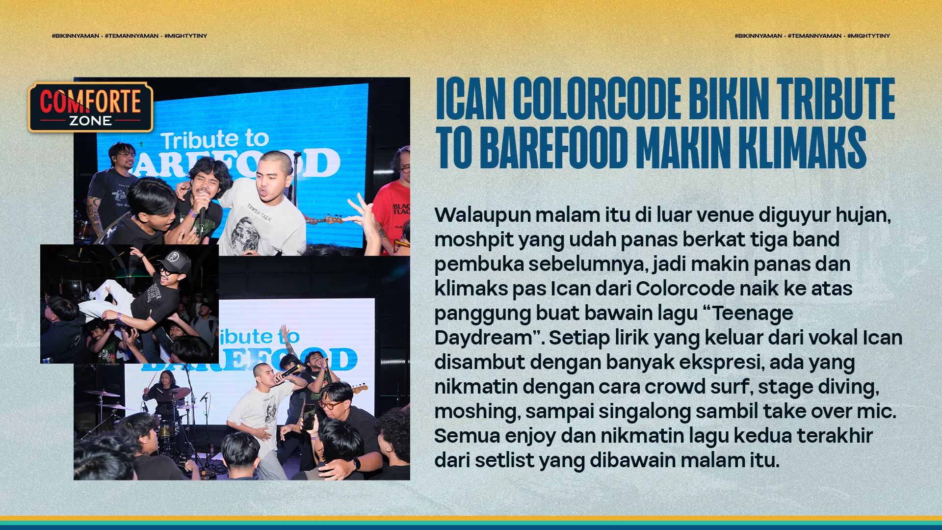 ICAN COLORCODE BIKIN TRIBUTE TO BAREFOOD MAKIN KLIMAKS