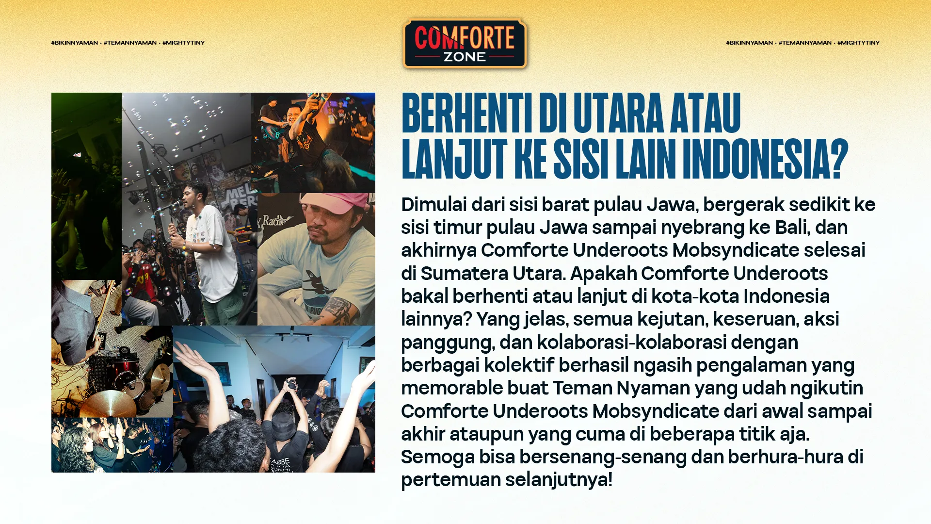 BERHENTI DI UTARA ATAU LANJUT KE SISI LAIN INDONESIA?