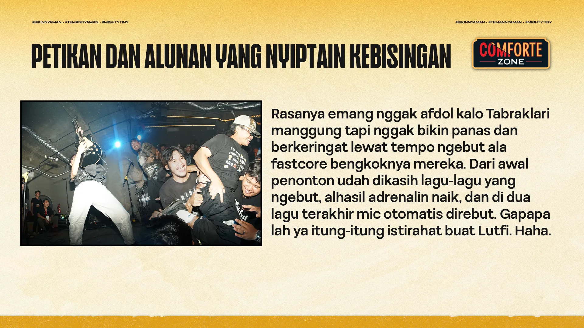 PETIKAN DAN ALUNAN YANG NYIPTAIN KEBISINGAN